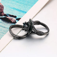 Big Rhombic Hollow Flower Bud Ring White Gold Color Gifts For Women and Mom