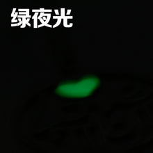 Glow In the Dark Neckalce Hollow Round Love Mom Necklaces Pendants Mother's