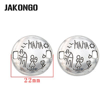 10pcs Antique Silver Plated Mama Mom Connectors Charm Pendant Jewelry Makin
