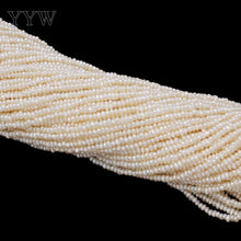 Baroque Cultured Freshwater Pearl Beads Mom Jewelry natural white 2 3mm Hol