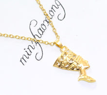 New Fashion Gold Egyptian Egypt Queen Nefertiti Charms Pendant Necklace For
