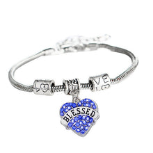 Engraved MOM GRANDMA Etc Family Gifts Love Heart Rhinestone Crystal Charm P