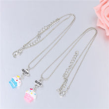 2017 Mom And Kids BFF Jewelry 2Pcs/ Set Best Friends Charms Sweet Ice Cream