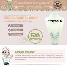 Silicone Teething Necklace Icosahedron Beads DIY Baby Teether BPA Free Food