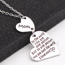 2017 Hand Stamped Jewelry The Love Between Mother and Daughter Is Forever H