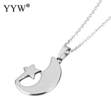 YYW European Lover Woman Gifts Mom Original Color Stainless Steel Chain Jew