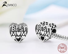 Authentic 925 Sterling Silver Bead Warmth Best Mom Beads Fit Original Pando