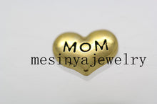 10pcs gold mom floating charms for glass locket, FC 223-in Charms from Jewe