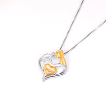 GNX10235 YFN 925 Sterling Silver Mother Love Necklace Mom And Child Gold Co