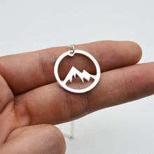 Courage Pendant Mountain Necklace Spirit Jewelry For Women Charm Choker Nec