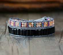 Wrap Bracelets for women Bling Crystal 2 Strands Leather Wrap Bracelets Fun