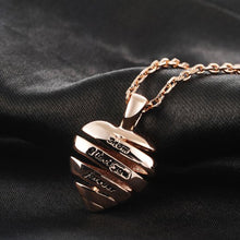 Best Gift for Mother Necklace Heart Pendant Charm "Mom I love you forever"