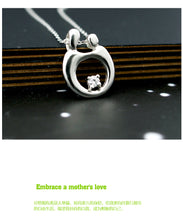 GAGAFEEL New Solid 925 Sterling Silver Pendant fit for Necklace Mom Baby Lo