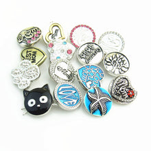New design15pcs different style Snap Button for mixed mom style snap jewelr