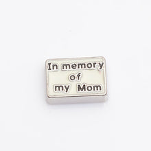 In memory of my Mom, Floating charm fit floating charm lockets, FC0113,10PC