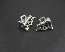 Free Shipping 5pcs Antique Sliver cheer leader MOM Charm Bracelet Necklace