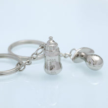 Hot Selling special Feeding bottle nipple Keychain Fashion Keyring dad mom