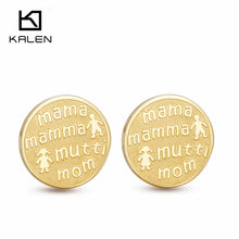 Kalen Fashion Cheap Jewelry China Gold Color Stainless Steel Letter Mom & C