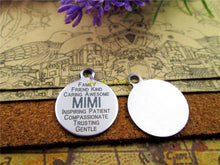 20pcs  stainless steel charms "BFF/BRIDE//DO/FAMILY/MIMI/NEW ORLEANS/WIZARD