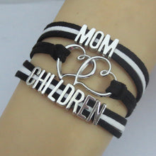 drop shipping infinity MOM and CHILDREN bracelets heart MOM's love children