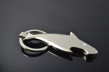Hot Shark Key Chain Bottle Opener Flash Bright Metal Keychain family llaver