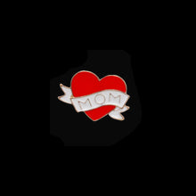 red pink rose Enamel Pin Set hand mouth lips High heels car heart pins and