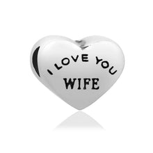 Lemegeton Heart Shape Precise Polishing Stainless Steel Family Jewelry I LO