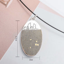 2017 FUNIQUE Relief Carving Pendant Necklace Family Mom Dad Kid Bird Patter