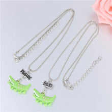 2017 Mom And Kids BFF Jewelry 2Pcs/ Set Best Friends Charms Cut Crocodile C