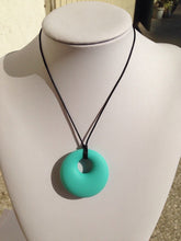 Silicone Teething Necklace Pendants for mom to wear and baby to enjoy round