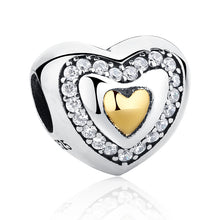 Authentic 925 Sterling Silver BEST MOM,FOREVER FRIENDS Love Heart European