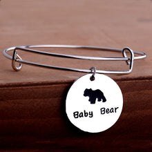 Family MAMA Bear Cute Animal Love Mother's Birthday Mommy Women Bangle Gift