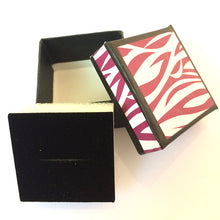 Aceworks Size 5*5*3CM Square Black Paper Gift Box Jewelry Packaging Fit Rin