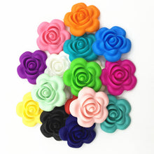Food Grade Silicone Flower Teeth Beads DIY Necklaces Baby Bracelets Babies