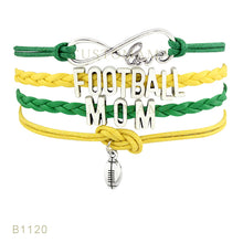 Custom  Infinity Love Football Mom Football Charms Multilayer Wrap Bracelet