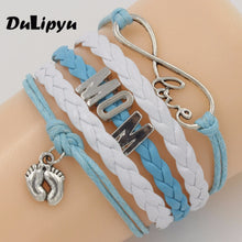 Sweet style Infinity Love MOM bracelet kids bracelet foot sprint mom gift j