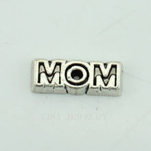 Free shipping gold and silver floating MOM CHARM,new floating locket charms