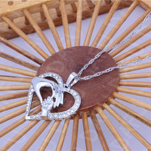 Mother Baby Daughter Son Child Family Love Heart Hand In Hand Pendant Chain
