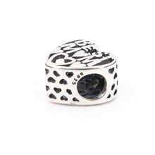 Fit Pandora Charm Bracelet Original 925 Silver Charm Bead BEST MOM Letter E