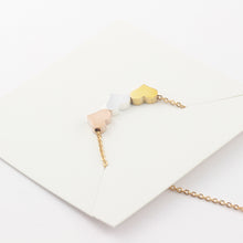 GORGEOUS TALE Wholesale Price Fashion Triple Heart Necklace Pendants Gift f