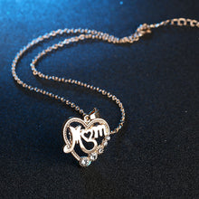 COLSEN Women pendant European Chain necklace For Women Letter MOM heart sha