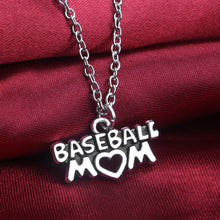 Letter Words BASEBALL MOM Chain Necklace Mother's Day Choker Love Mommy Fam