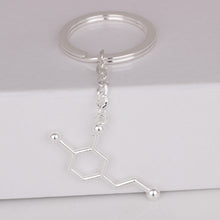 2016 Pleasure hormone keychain chemical formula Molecules keychains Love Ha