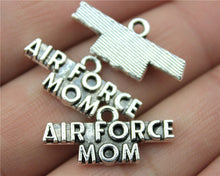 20pcs 25*12mm Air Force Mom Charms, Handmade Jewelry Accessories, DIY Jewel