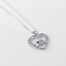 2017 Mom Necklace Baby Heart Pendant Mother Daughter Son Child Family Love