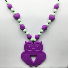 Teething necklace for mom and baby, made of safe chew food grade silicone o