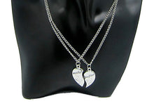 2PC/Set Hot Broken Heart Two Parts Silver Plated Mother Daughter Flower Pen