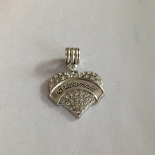 my shape Bride Bridesmaid Mom of The Bride Crystal Beads Charms Fit Pandora