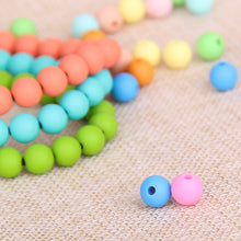 100pc Silicone Beads Baby Teether Teething Bead 9/12/15mm Safe Rubber Nurse