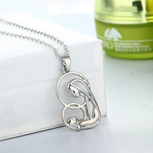 Mother Holding The Baby Love Pendant Necklace Mother's Day Gift For Best Fr